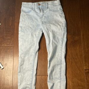 Old navy, white wash jeans.